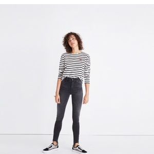 Madewell 10” high rise skinny